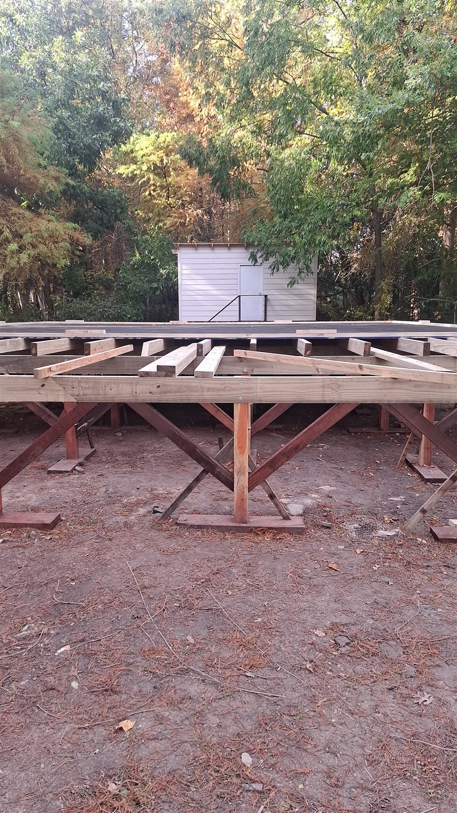 Construcción en madera Isla Delta – exterior paso 2